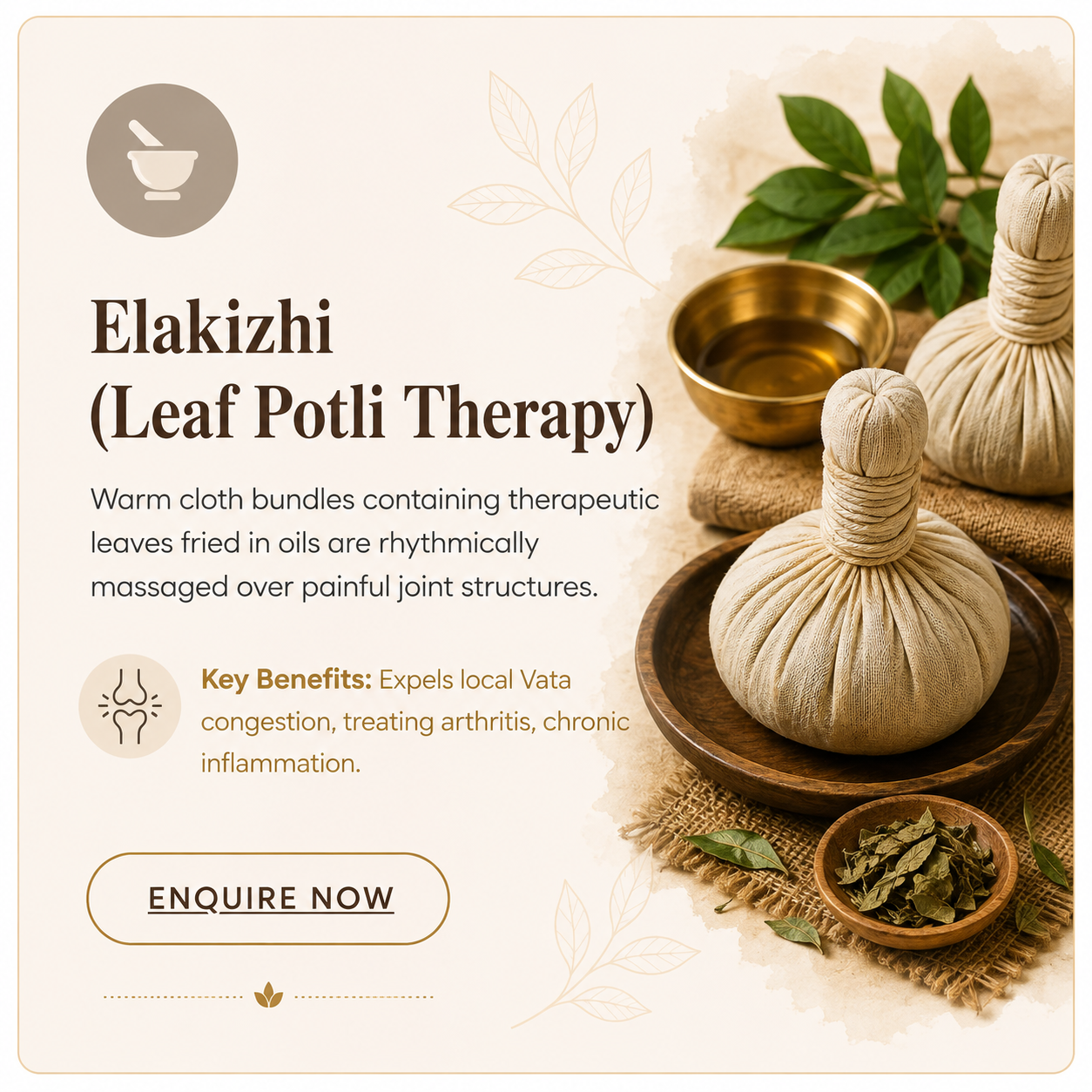 Elakizhi (Leaf Potli Therapy)