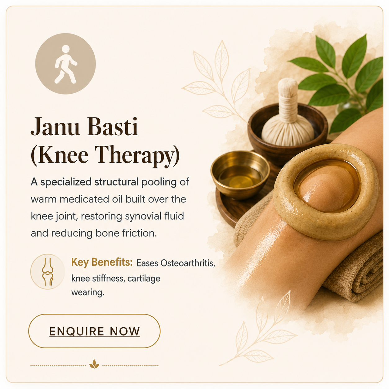 Janu Basti (Knee Therapy)