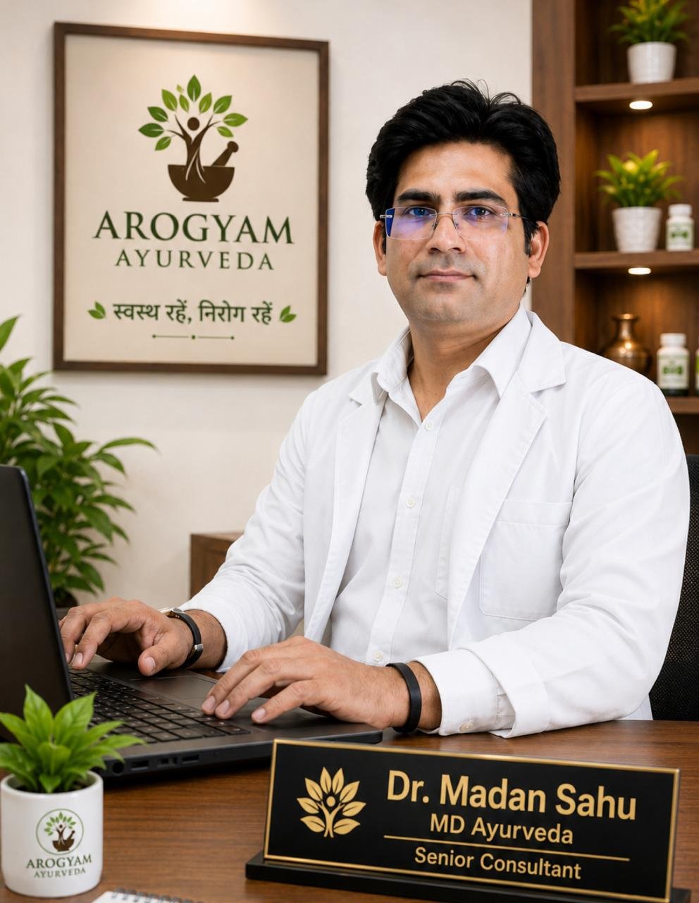 Dr. Madan Sahu portrait